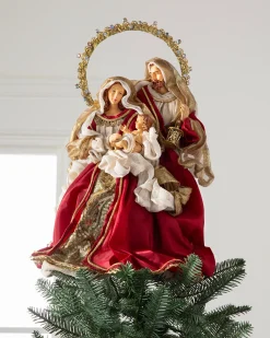 Balsam Hill Holy Family Christmas Tree Toppers Outlet