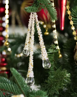 Balsam Hill Icy Teardrop Ornament Collection Discount