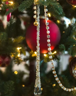 Balsam Hill Icy Teardrop Ornament Collection Discount