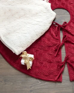 Balsam Hill Lancaster Quilted Tree Skirts New