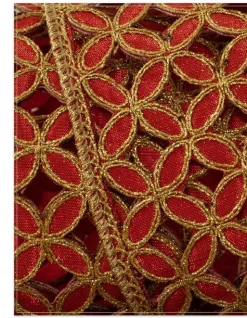 Balsam Hill Lattice Cutout Christmas Tree Ribbon New