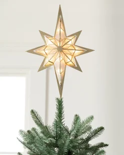 Balsam Hill Lit Capiz Bethlehem Star Tree Toppers Online
