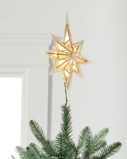 Balsam Hill Lit Capiz Bethlehem Star Tree Toppers Online