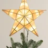 Balsam Hill Lit Capiz Star Tree Toppers New