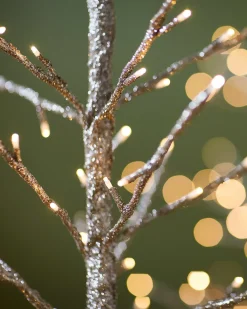 Balsam Hill Lit Champagne Glitter LED Trees Online