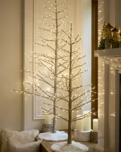 Balsam Hill Lit Champagne Glitter LED Trees Online