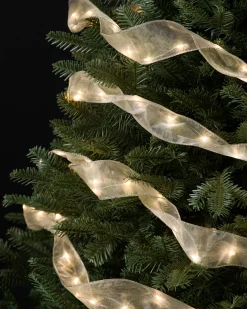 Balsam Hill Lit Christmas Tree Ribbon Collection New