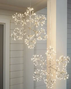 Balsam Hill Lit LED Winter Flurry Snowflakes Hot