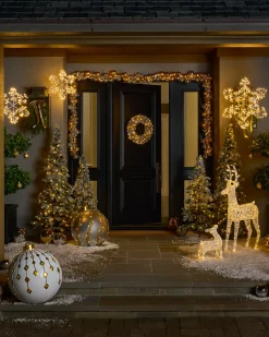 Balsam Hill Lit LED Winter Flurry Snowflakes Hot