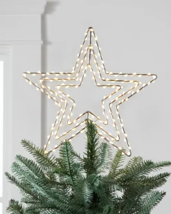 Balsam Hill Lit Swivel Christmas Tree Toppers Outlet