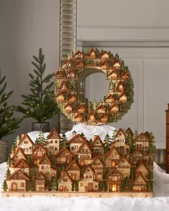 Balsam Hill Lit Wooden Advent Wreaths Online