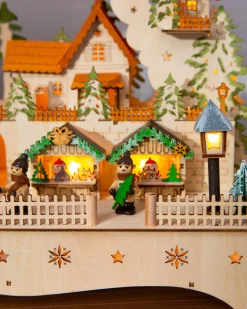 Balsam Hill Lit Wooden Animated Scenes Sale