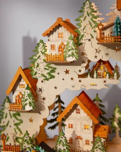 Balsam Hill Lit Wooden Animated Scenes Sale