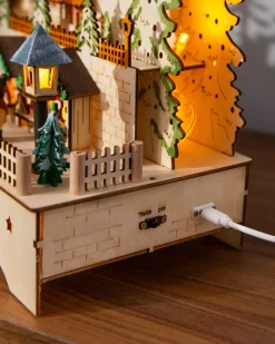Balsam Hill Lit Wooden Animated Scenes Sale