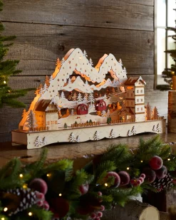Balsam Hill Lit Wooden Animated Scenes Sale