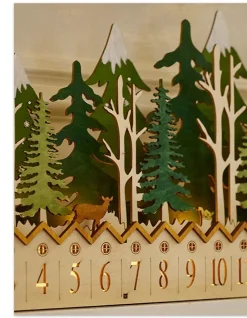 Balsam Hill Lit Wooden Christmas Advent Calendars Outlet