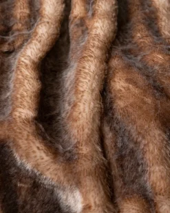 Balsam Hill Lodge Faux Fur Throws Clearance