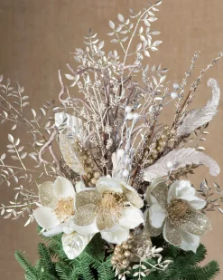 Balsam Hill Magnolia Bouquet Christmas Tree Topper Clearance