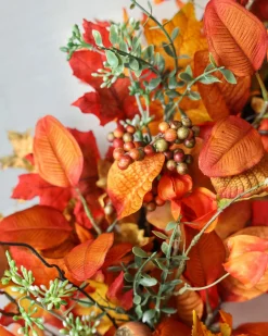 Balsam Hill Maple Leaf & Japanese Lantern Foliage New
