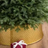 Balsam Hill Merry Metallic Quilted Christmas Tree Collars Clearance