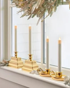 Balsam Hill Miracle Flame LED Chamberstick Candles Discount