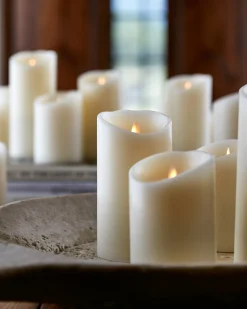 Balsam Hill Miracle Flame LED Wax Pillar Candles Sale