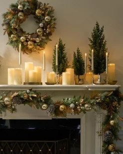 Balsam Hill Miracle Flame Premium 3D LED Wax Pillar Candles Online