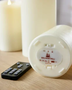 Balsam Hill Miracle Flame Premium 3D LED Wax Pillar Candles Online