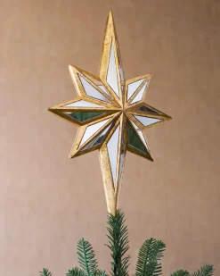 Balsam Hill Mirrored Star Christmas Tree Topper
