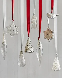 Balsam Hill Nordic Frost Ornament Collection