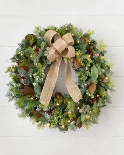 Balsam Hill Outdoor Cedar Lodge Foliage Hot