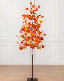 Balsam Hill Outdoor LED Lit Autumn Maple Trees Sale