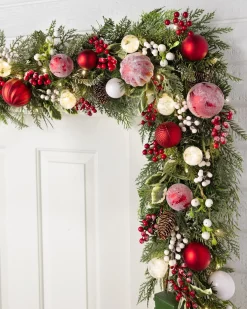 Balsam Hill Outdoor Lit Nordic Splendor Foliage Online
