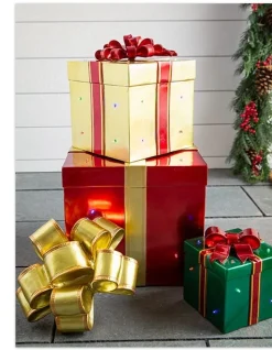 Balsam Hill Outdoor Lit Stackable Christmas Gifts Best