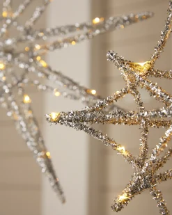 Balsam Hill Outdoor Lit Tinsel Stars Online