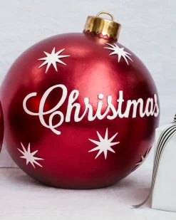 Balsam Hill Outdoor Merry Christmas Ornaments