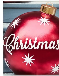 Balsam Hill Outdoor Merry Christmas Ornaments