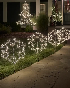 Balsam Hill Outdoor Snowflake Pathway Lights Discount