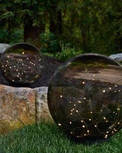 Balsam Hill Outdoor Solar Globe Stake Lights Hot