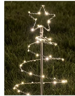 Balsam Hill Outdoor Solar Tree Pathway Lights