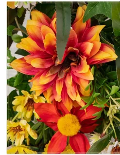 Balsam Hill Outdoor Sunrise Dahlia Foliage Sale