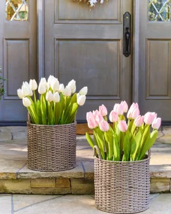 Balsam Hill Outdoor Tulip Garden Foliage Sale
