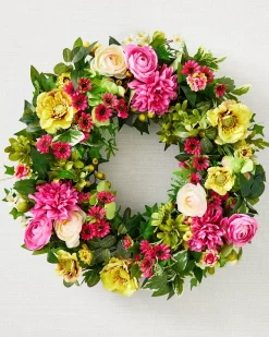 Balsam Hill Outdoor Vivid Blooms Foliage Clearance