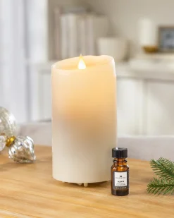 Balsam Hill Pillar Candle Diffuser & Essential Oils Discount