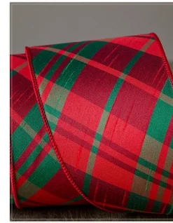 Balsam Hill Plaid Christmas Tree Ribbon Collection Online