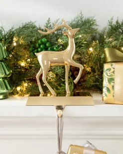 Balsam Hill Prancer Christmas Stocking Holders Discount