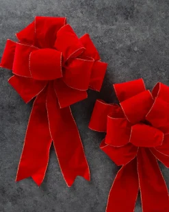 Balsam Hill Pre-Tied Christmas Tree Ribbon Bow Sets Discount