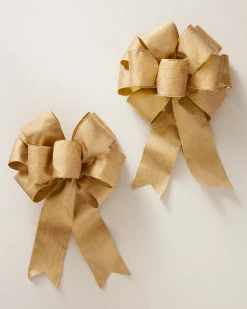 Balsam Hill Pre-Tied Christmas Tree Ribbon Bow Sets Discount