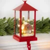 Balsam Hill Red Lantern Christmas Stocking Holders Online