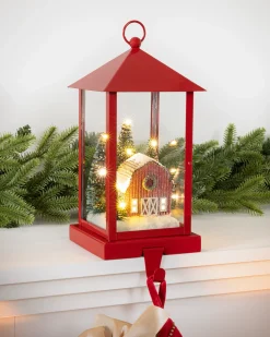Balsam Hill Red Lantern Christmas Stocking Holders Online